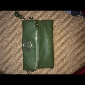 MK Green Crossbody purse